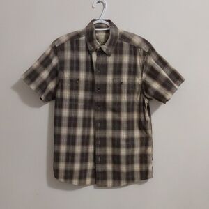 Men's Plaid Short Sleeve Shirt -  Windriver